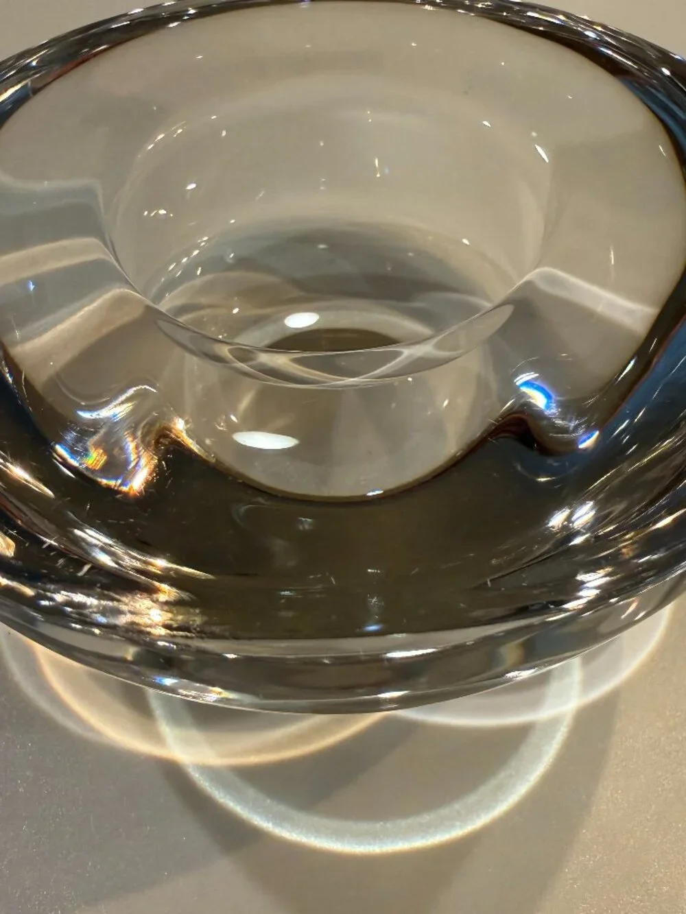 VTG Shannon Crystal of Ireland 'Celtic Rings' Shadow Candle Votive Holders